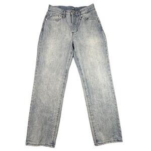 JAG Rachel Jeans Womens 4/29 Light Wash High Rise Straight Leg Button Fly